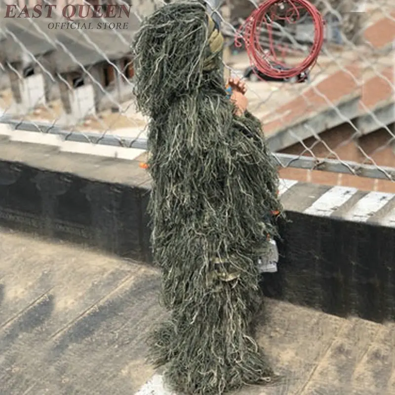 Bionic Grass Ghillie костюм снайперский Тактический Камуфляжный охотничий одежда