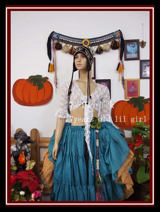 Lace belly dance top Gypsy Bohemian korea lace small flare Blouse Top DDI13-21 | Тематическая одежда и униформа