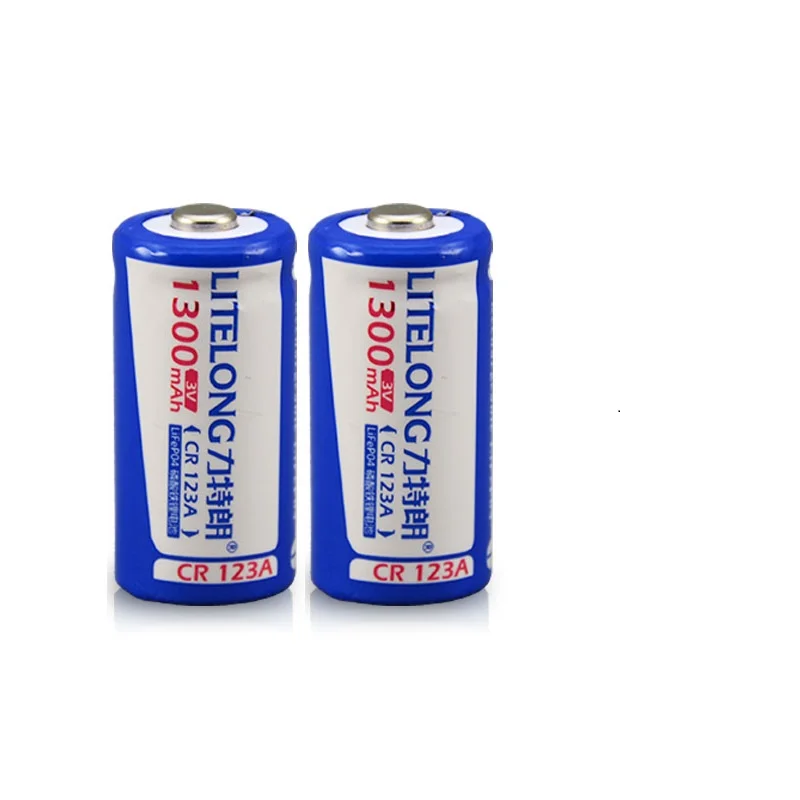 

4pcs CR123A 3V lithium battery 123 camera lithium battery 16340 flashlight battery + 3V Battery Charger
