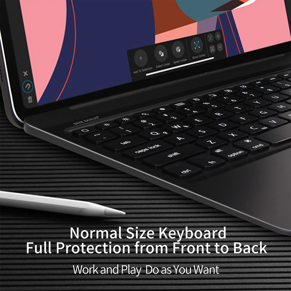 DUX DUCIS флип беспроводной Чехол для iPad Pro 12 9 2018 Смарт Bluetooth клавиатура планшет чехол