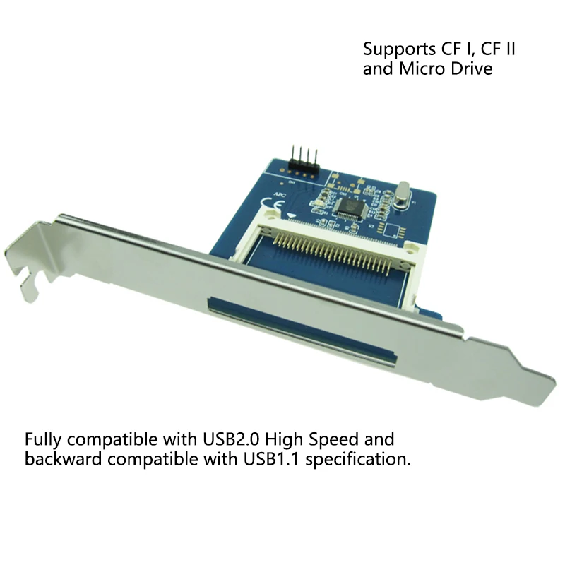 Считыватель CF USB 2 0/CF I II адаптер на 4 контакта | Компьютеры и офис