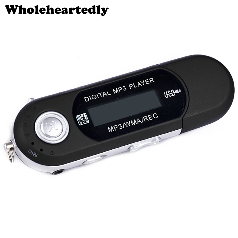 Новое поступление мини USB WMA MP3 клип музыкальный плеер с ЖК экраном наушники