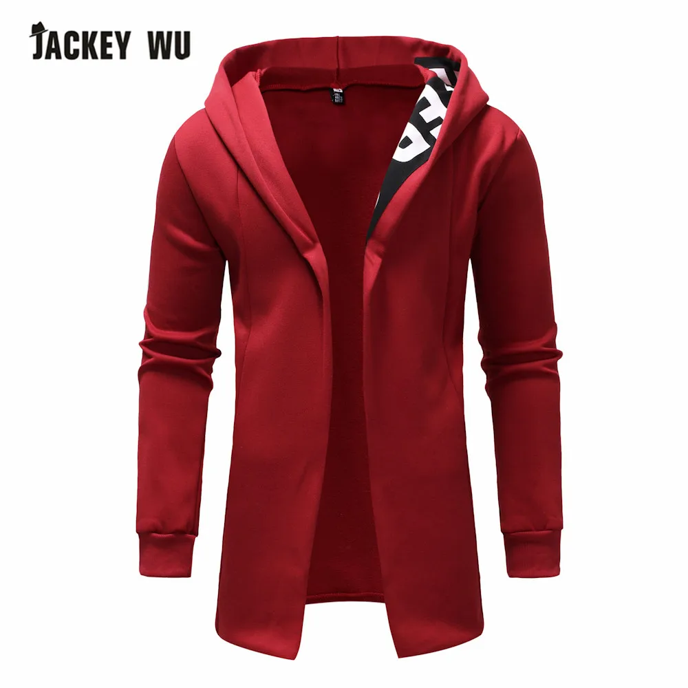 Бренд JACKEYWU мужские толстовки 2019 модный кардиган с буквенным принтом однотонная