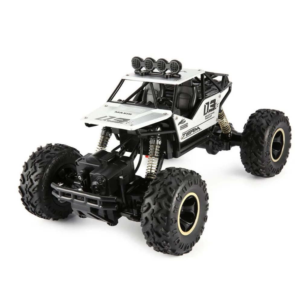 1/16 2,4 ГГц корпус из сплава Рок Гусеничный 4WD двойные двигатели внедорожный пульт дистанционного управления золото RC Бигфут альпинистский автомобиль