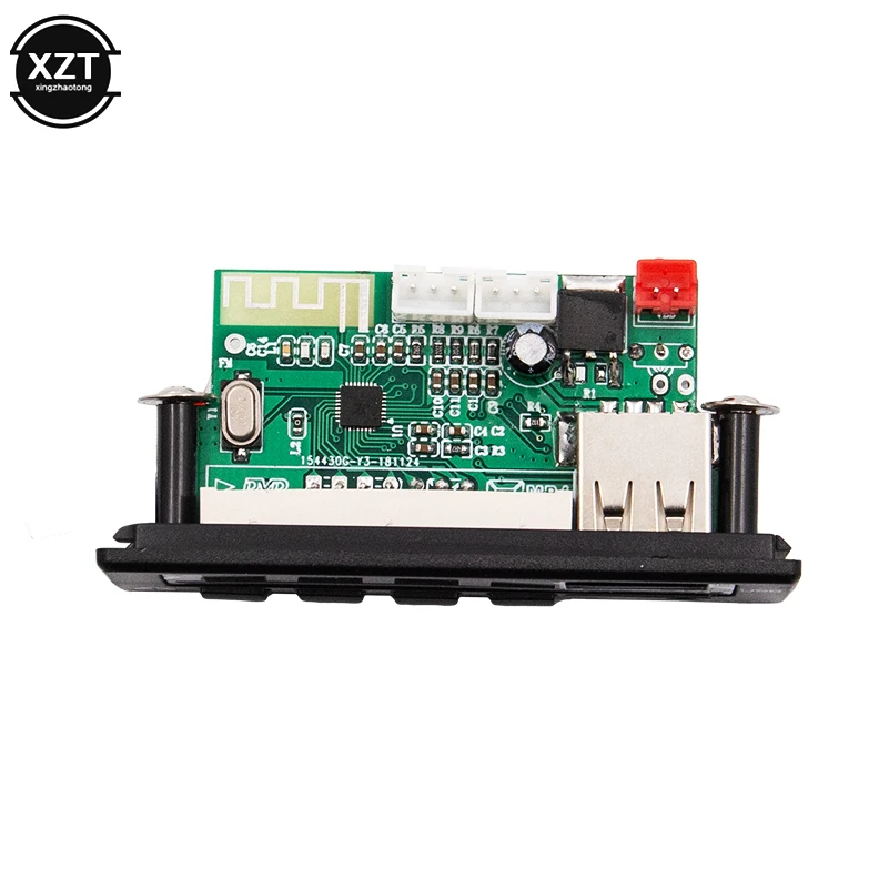 Bluetooth5.0 MP3 WMA WAV Decoder Board 5V 12V Wireless Audio Module Color Screen USB TF FM Radio For Car accessories | Электроника