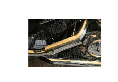 Хромированный тепловой экран для выхлопных газов с эффектом пламени Kawasaki Vulcan