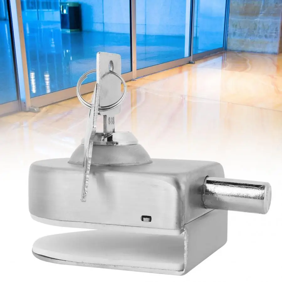 Стеклянный дверной замок из нержавеющей стали Болтовая защелка для дома