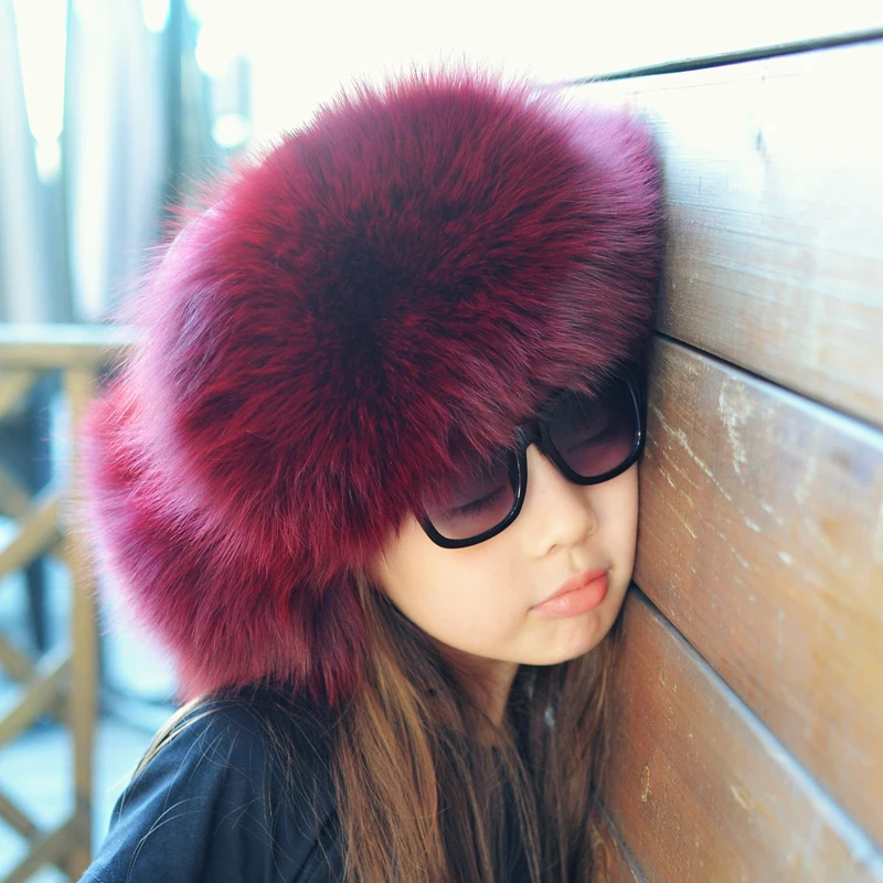 Новинка лидер продаж зимняя меховая шапка детская из натурального