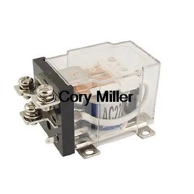 

JQX-60F SPDT 5 Pin High Power Relay 220V AC Coil 60A 240V AC 30V DC