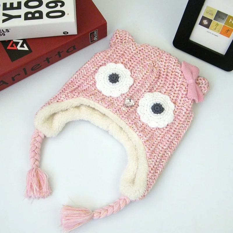 Детская зимняя шляпа в виде совы KF079 | одежда и обувь