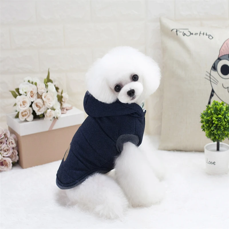Bigeyedog супер теплая одежда для собак зимняя одежда для домашних животных курта для собак костюм для Животных Кошка Щенок Чихуахуа Пудель Йоркширский терьер одежда