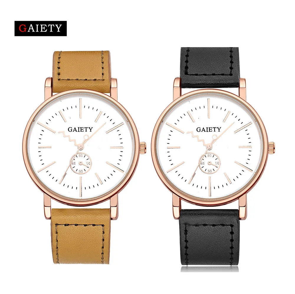 GAIETY Relogio Masculino мужские часы лучший бренд класса люкс ультра-тонкие наручные