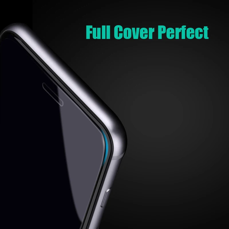 5D полное покрытие изогнутый край стекло экран протектор для iPhone 6 6S Plus закаленное