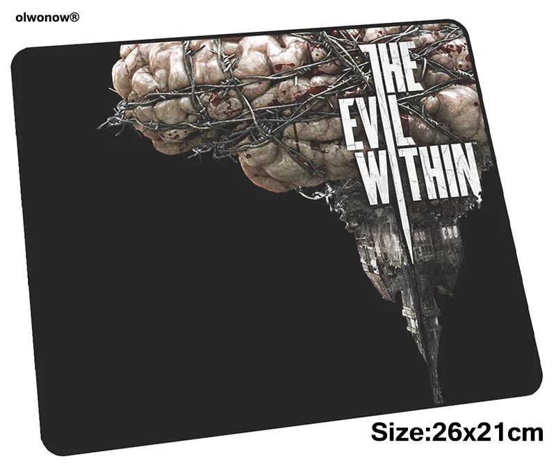 Коврик для мыши evil Inside pad computador gamer mause 260x210x3 мм коврик красочный эргономичный