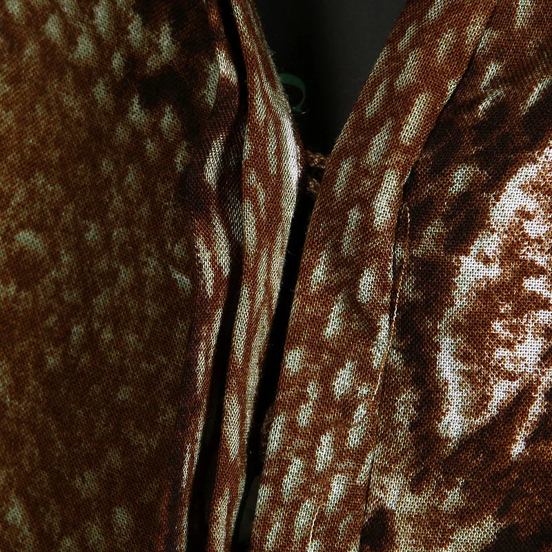 Женские свободные блузки с длинным рукавом серпантин v-образным вырезом и