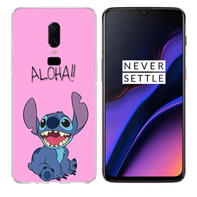 Роскошный мягкий силиконовый чехол для телефона Steward Stitch из ТПУ OnePlus One Plus 7 Pro 5 5T 6T 6