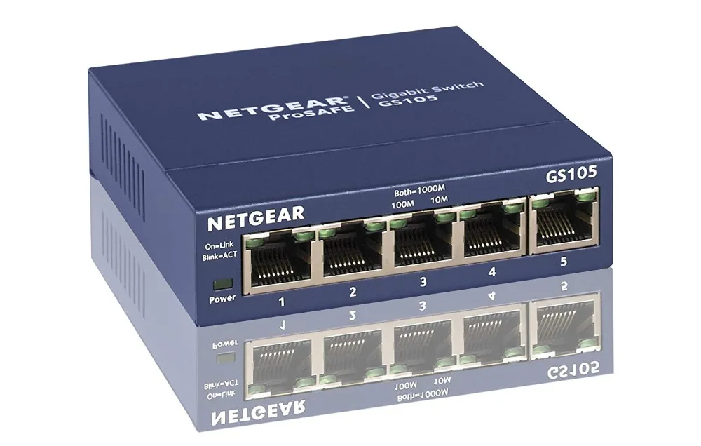 Netgear GS105 5-   10/100/1000 Gigabit Ethernet,   10 /,   