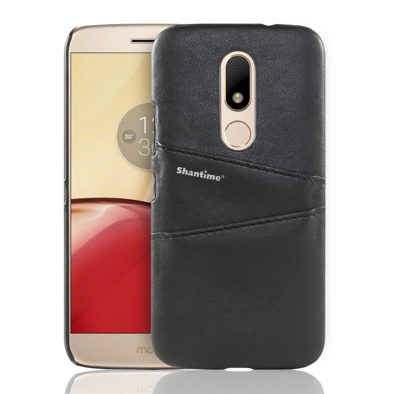 Для Motorola Moto M Чехол для телефона для Moto G3 деловой чехол для Moto X Play стиль чистый кошелек Чехол кожаный чехол - Цвет: Black