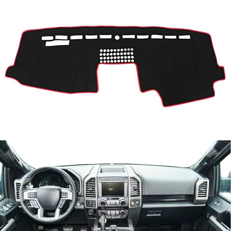 Для Ford F 150 F150 2015 2016 2017 2018 приборной панели автомобиля Обложка коврик панель Dashmat