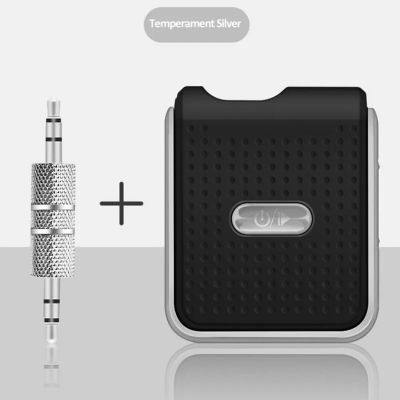 Вспомогательный приемник адаптер беспроводной телефон Bluetooth V4.1 зажим для шеи Bluetooth гарнитура автомобильный комплект аудио 3,5 мм разъем конвертер