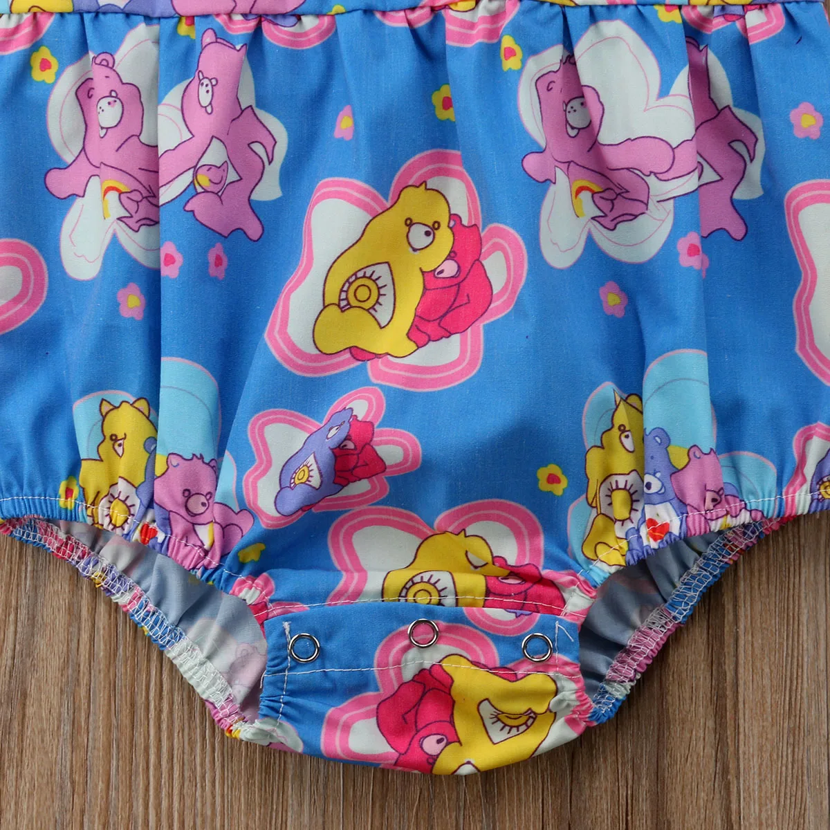 Боди для новорожденных девочек Летний милый комбинезон без рукавов с рисунком