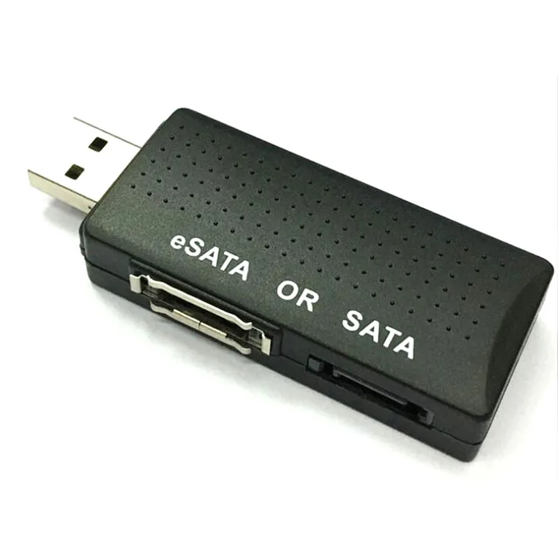 Внешний кабель преобразователь USB 2 0 на SATA eSATA с портами|usb 2.0|usb 2.0 to satausb external |