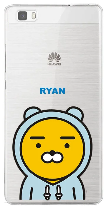 TPU Clear Phone Case For huawei P8lite P8 P9 10 lite honor 3c 4c Friends Korea Cartoon Characters case Lovely bear duck |