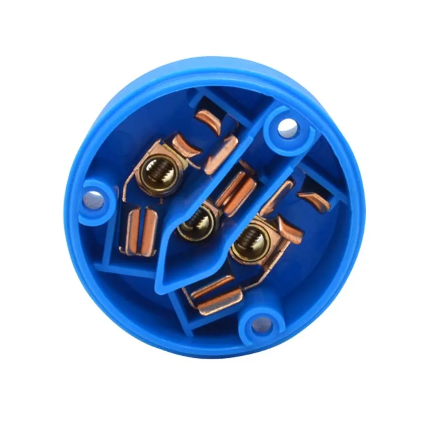 Черная синяя 10A IP44 EU AU многофункциональная 2P + E China Australia Outdoor Industry