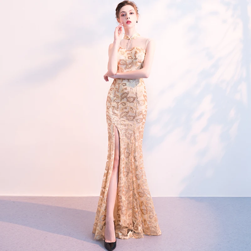 Винтажные вечерние платья 2019 с боковыми халат De Soiree высокое средства ухода за