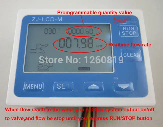 Редуктор расхода G1/2 &quotс ЖК дисплеем датчик масла топлива бензина дизельного