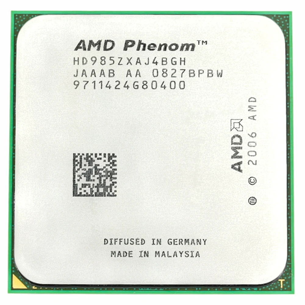 Процессор AMD Phenom X4 9850 четырехъядерный, 2,5 ГГц/2 м/125 Вт/2000 ГГц, Разъем am2 +