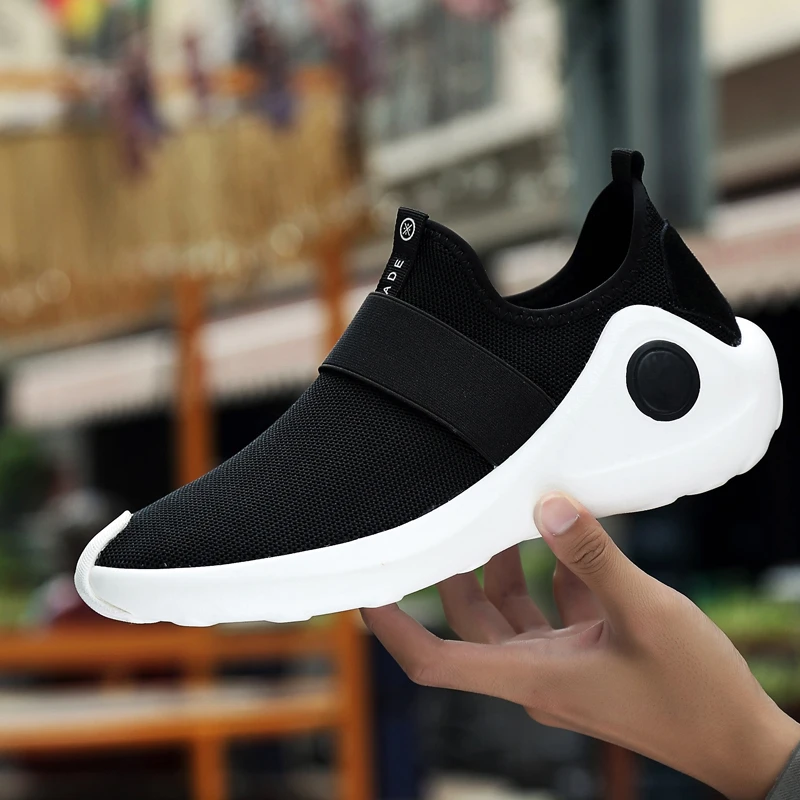 Новинка 2018 простые мужские кроссовки для бега лето осень дышащие сетчатые