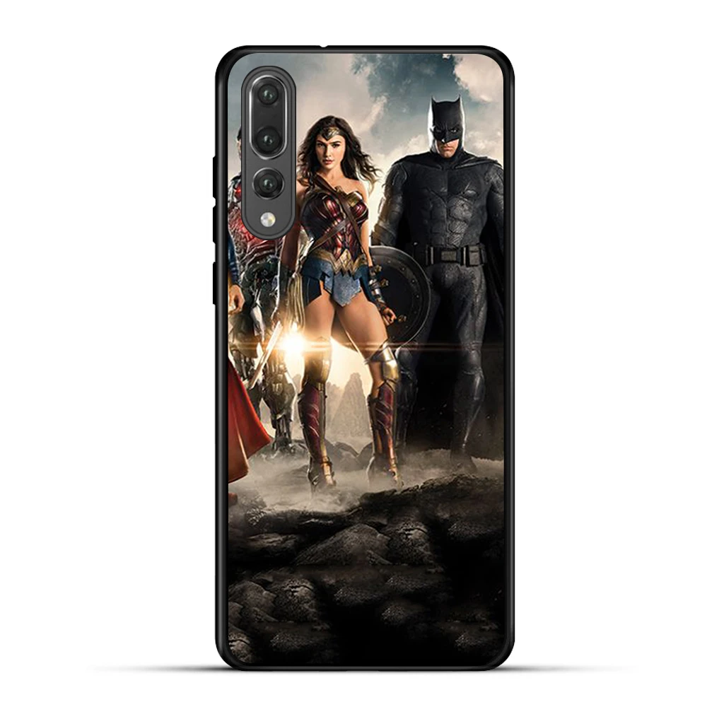 Мягкий силиконовый чехол для телефона Huawei P10 lite DC Comics Justice League Anime P9 Funda P20 задняя