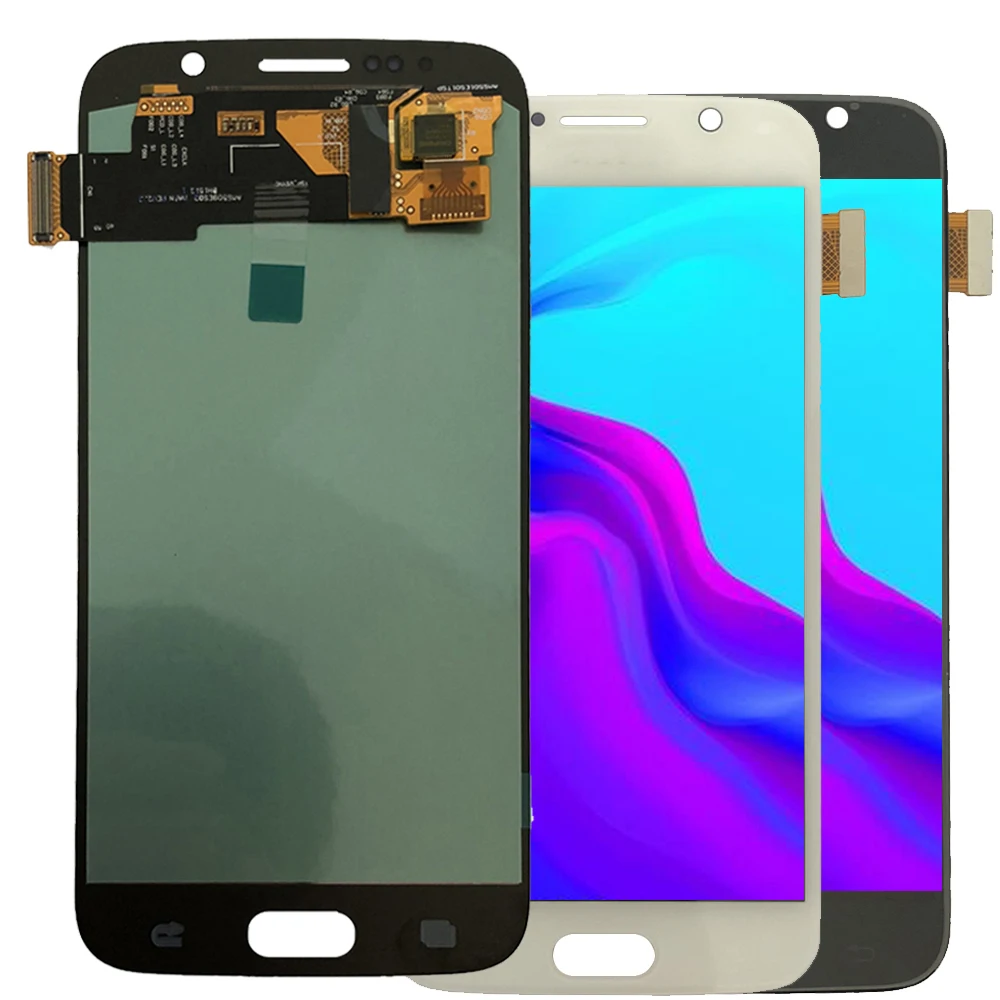 Качественный ЖК-дисплей для Samsung Galaxy S6 G920 с сенсорным экраном G920F G920i G920W8 G920P G920V G920A