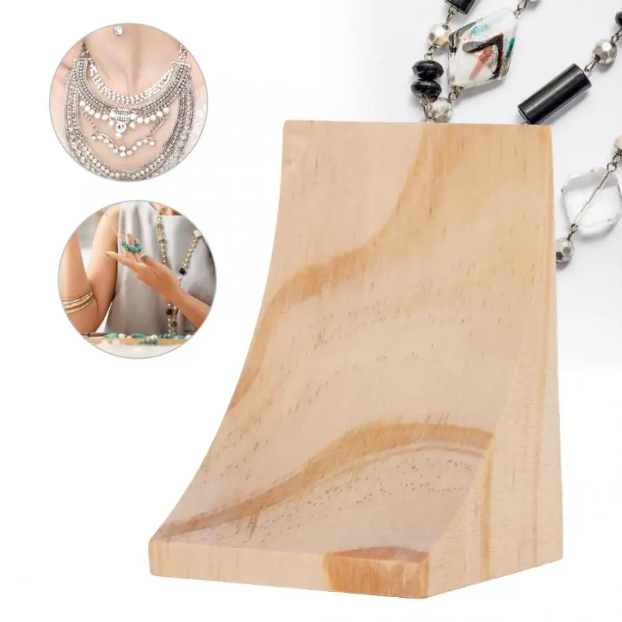 Простой деревянный Настольный Декор украшение для сережек гвоздиков держатель