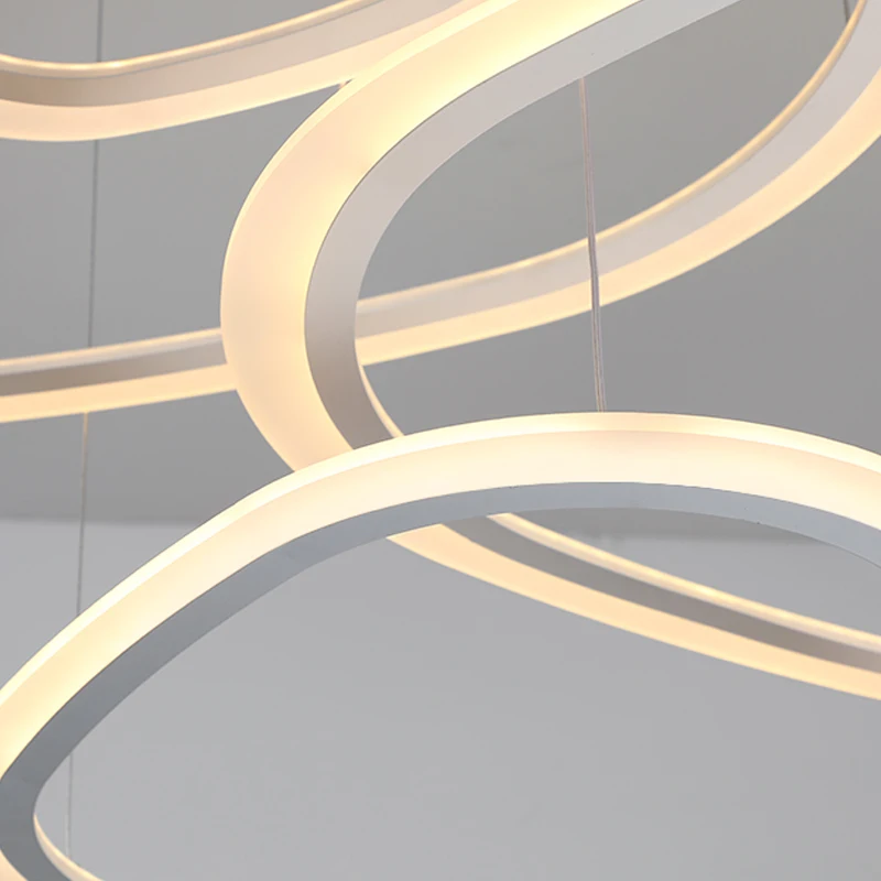 Поверхностного монтажа Современные светодиодные люстры дома светильники Whhite Led