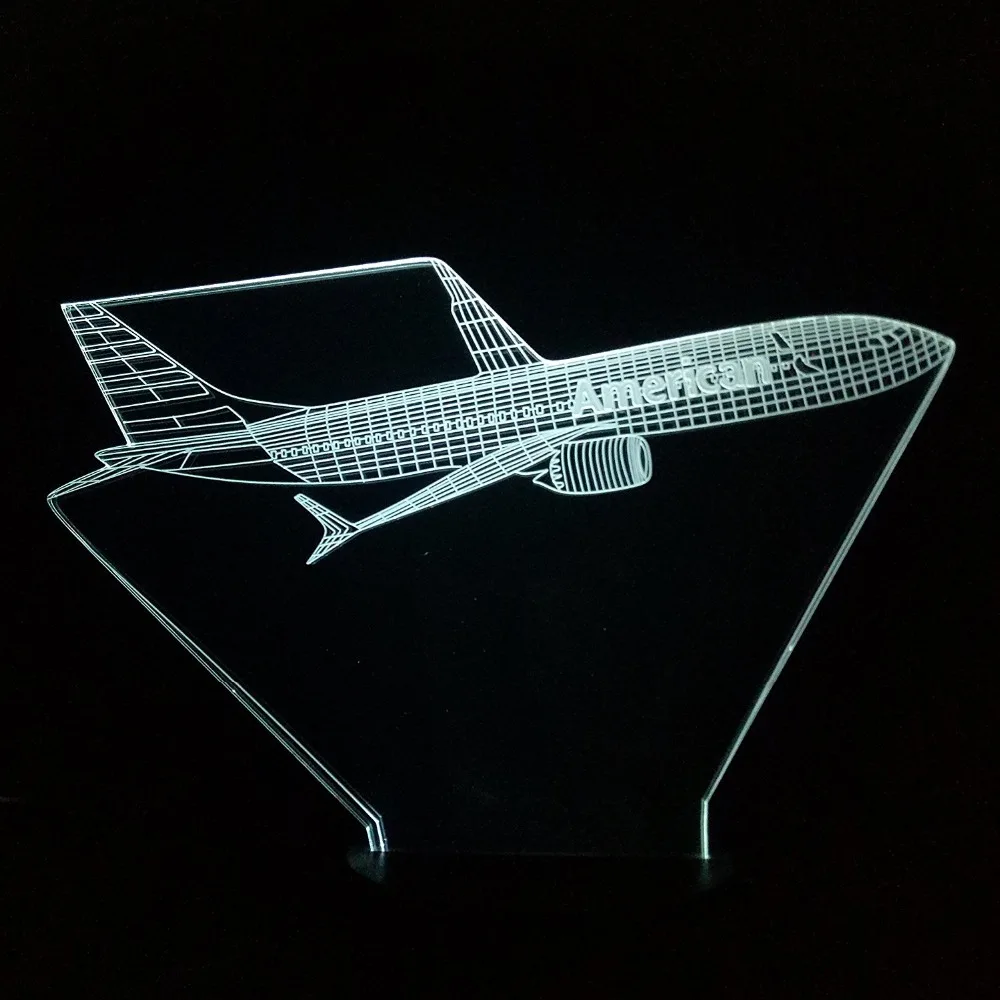 Новинка 3D светодиодный креативный сенсорный светильник для детей ночник