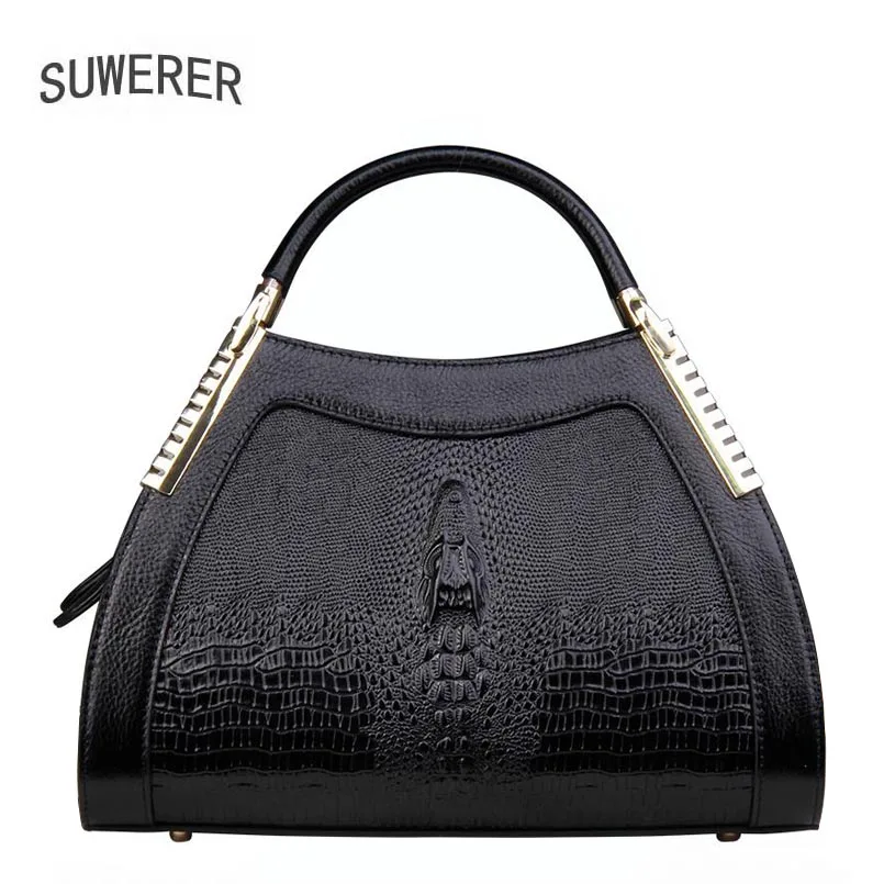 Новинка 2019 женские сумки из натуральной кожи модные с тиснением роскошные