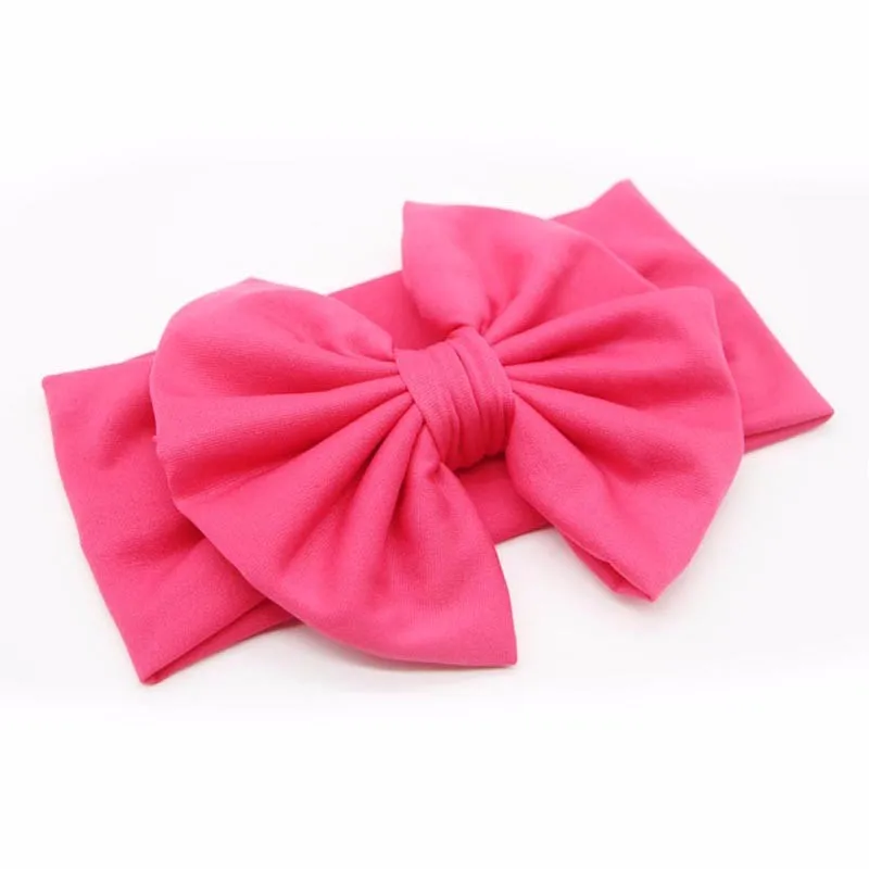 Rose red Headband Весенне-осенняя хлопковая детская шапка для девочек и мальчиков, для новорожденных в богемном стиле, стильная шляпа для малыша, аксессуары для новорожденных, реквизит для фотосессии - Цвет: Rose red Headband