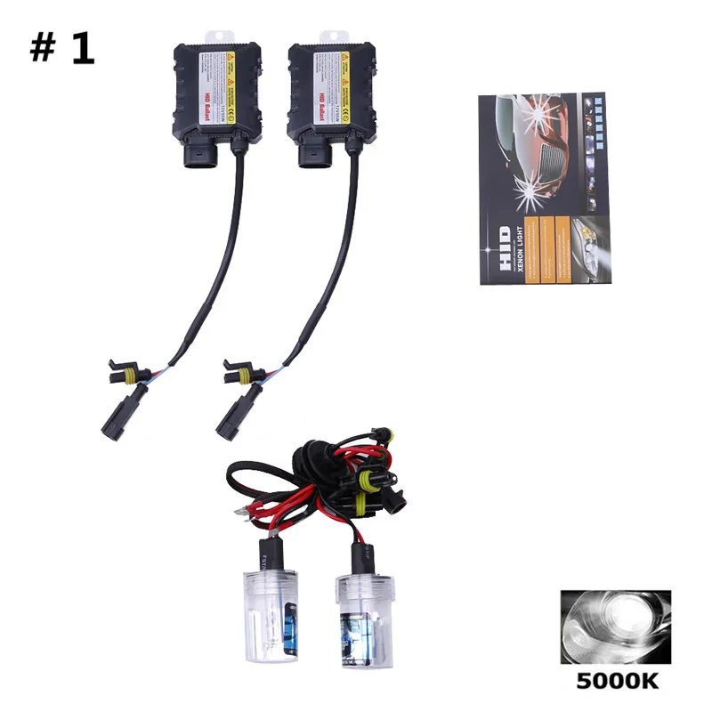 

NoEnName_Null 3200 Lm 2pcs H1 HID 6000K Headlight Conversion Bulbs Kit 55W