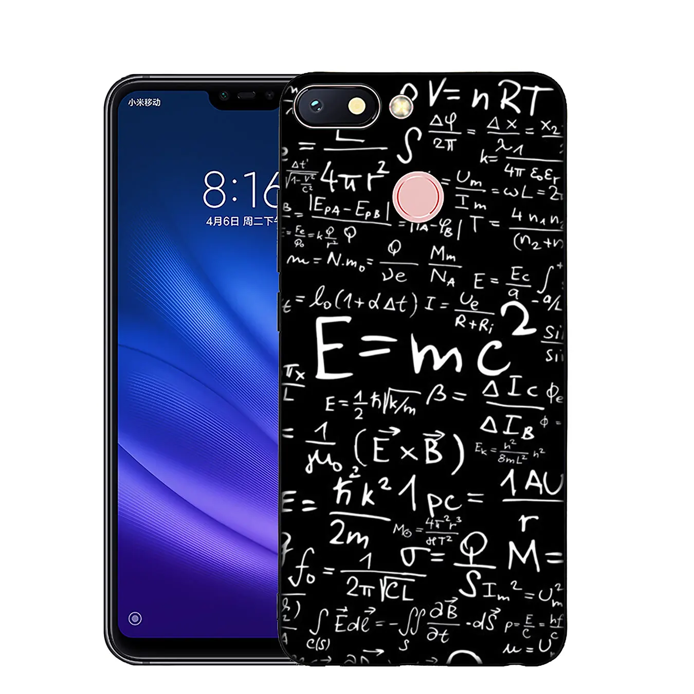 IYICAO mc2 with E=mc Math Albert Einstein Soft Silicone Case for Xiaomi Mi 9 8 A2 Lite A1 6 pocophone f1 MAX 3 mi9 mi8 mia2 |