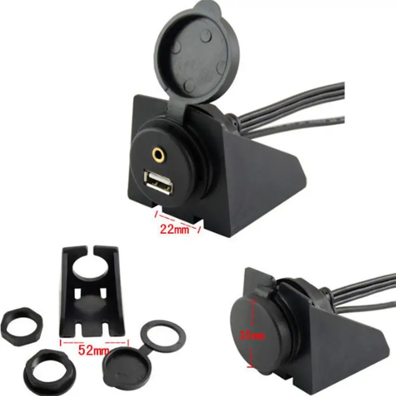 BEESCLOVER DC3.5F/3RCA + USB2.0AM/AF 1 м AUX автомобильное крепление флеш удлинитель для автомобиля