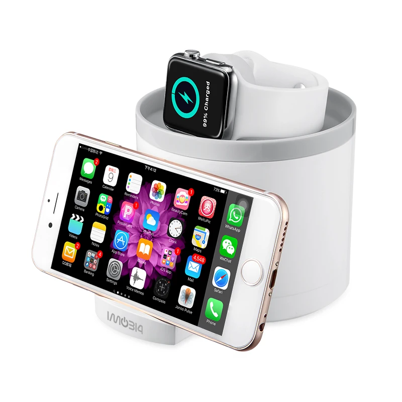 2 шт. настольная док станция зарядное устройство для Apple watch подставка смартфона