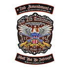 Военная нашивка 2-е изменение орла вышивка утюг на полный набор для куртки жилета байкера наклейки на одежду нашивки для одежды