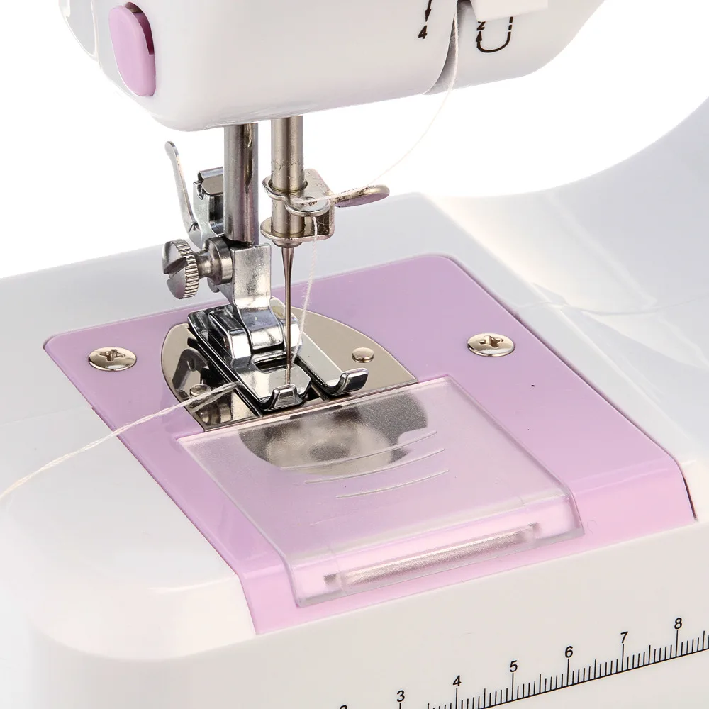 Российский продавец! Мини 12 стежков швейная машина бытовая многофункциональная