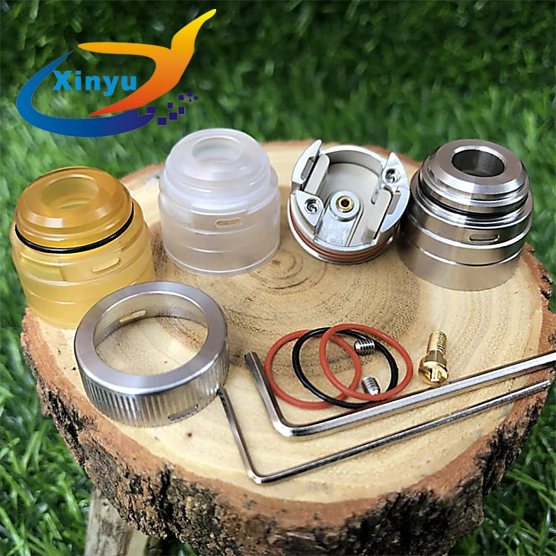 Space5 RDA 18 мм Диаметр перестраиваемый капель атомайзер Топ 22 316SS Регулируемый