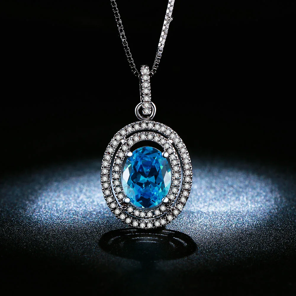 Женский ювелирный комплект из колье и серёг с австрийским кристаллом|austrian crystal