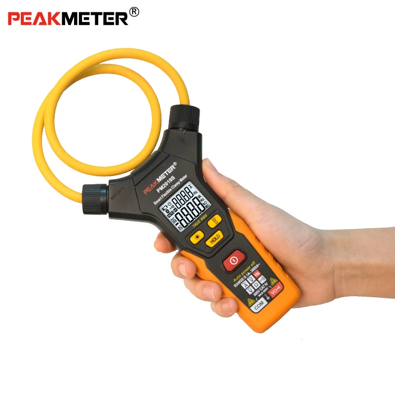 PEAKMETER PM2019S True RMS Smart AC 3000A цифровой гибкий клещи мультиметр ручное Напряжение Ток