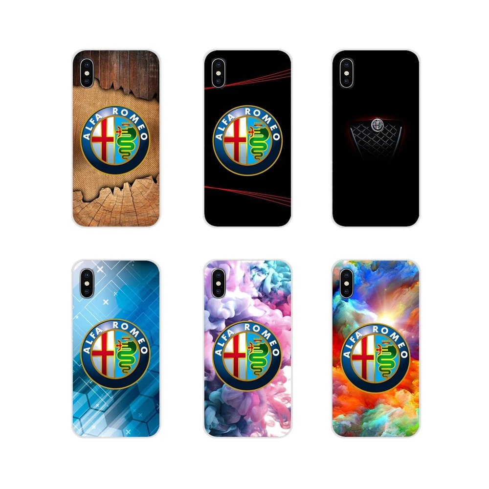 Прозрачные мягкие чехлы с принтом Тачки Alfa Romeo Логотип для huawei P8 9 Lite Nova 2i 3i GR3 Y6 Pro Y7