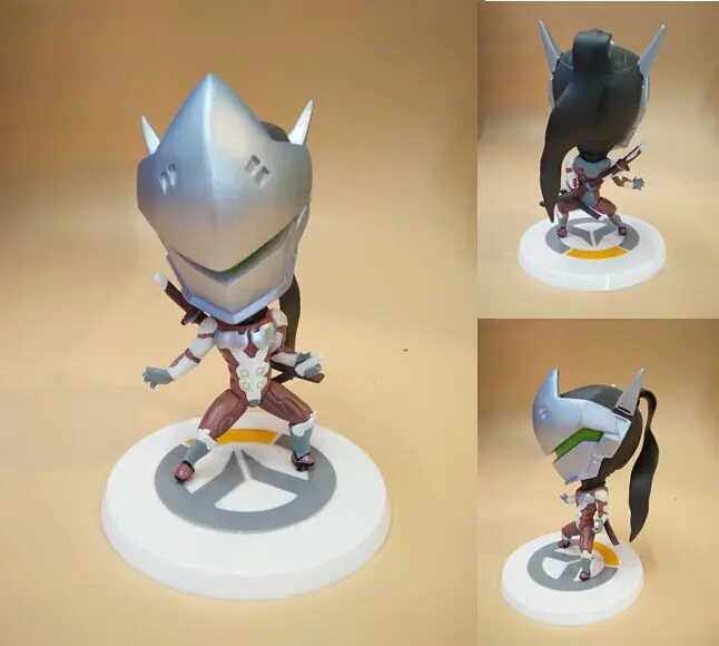 Genji Masters Hanzo Reaper фигурка OW герои ПВХ 10 см Коллекционная модель игрушки